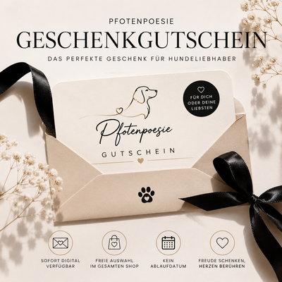 Pfotenpoesie Geschenkgutschein
