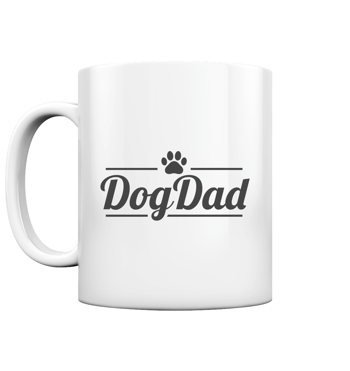 Premium Pfotenpoesie Tasse Dog Dad