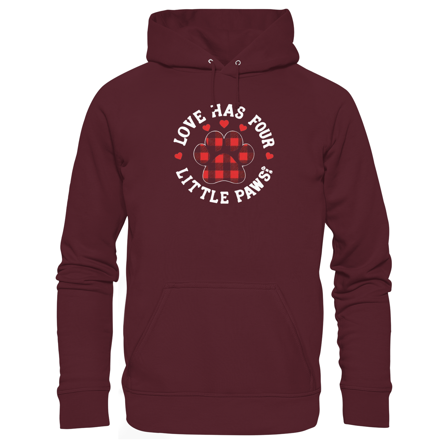 Premium Pfotenpoesie Hoodie Love has Four Little Paws