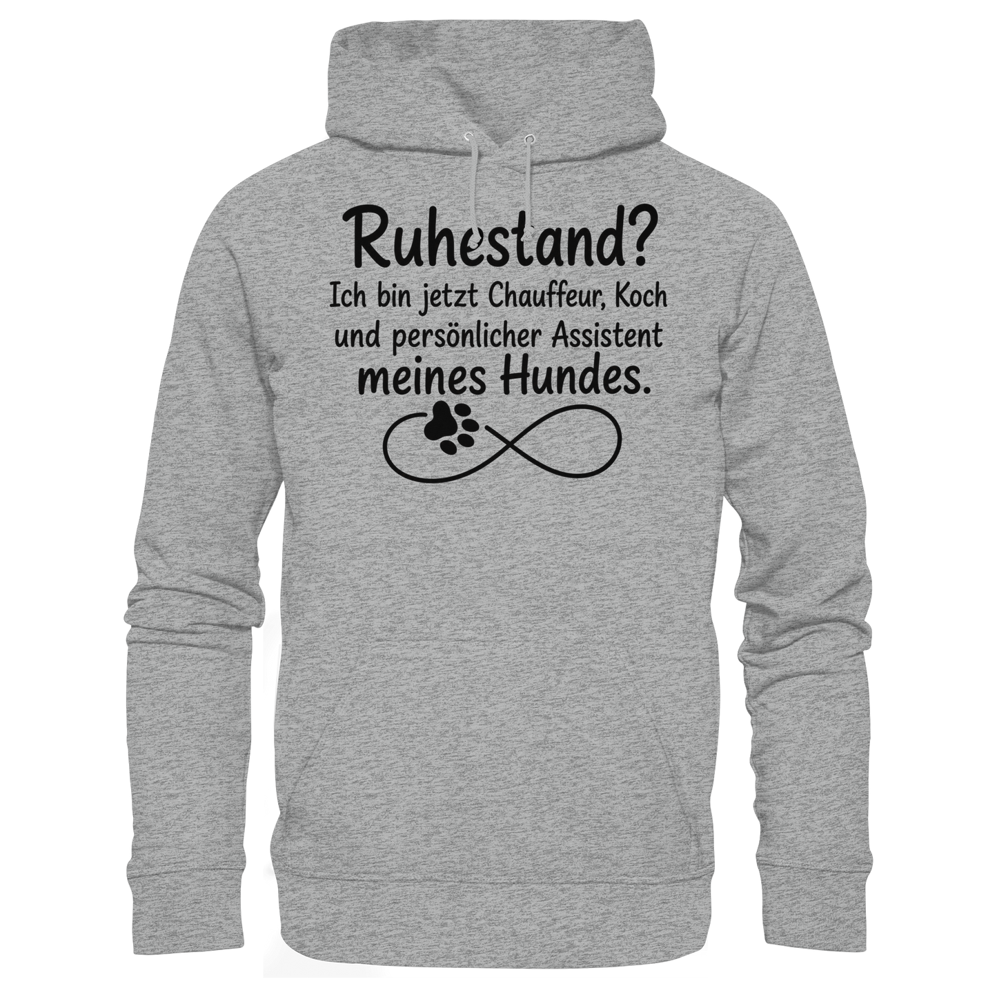 Früher Chef. Heute Leckerli-Beauftragter Unisex Hoodie
