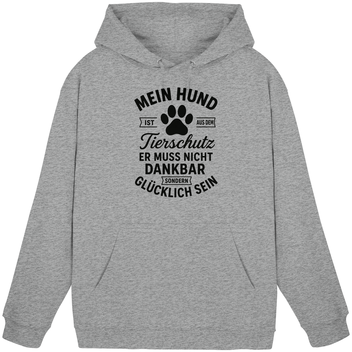 Premium Pfotenpoesie Unisex Hoodie Tierschtz