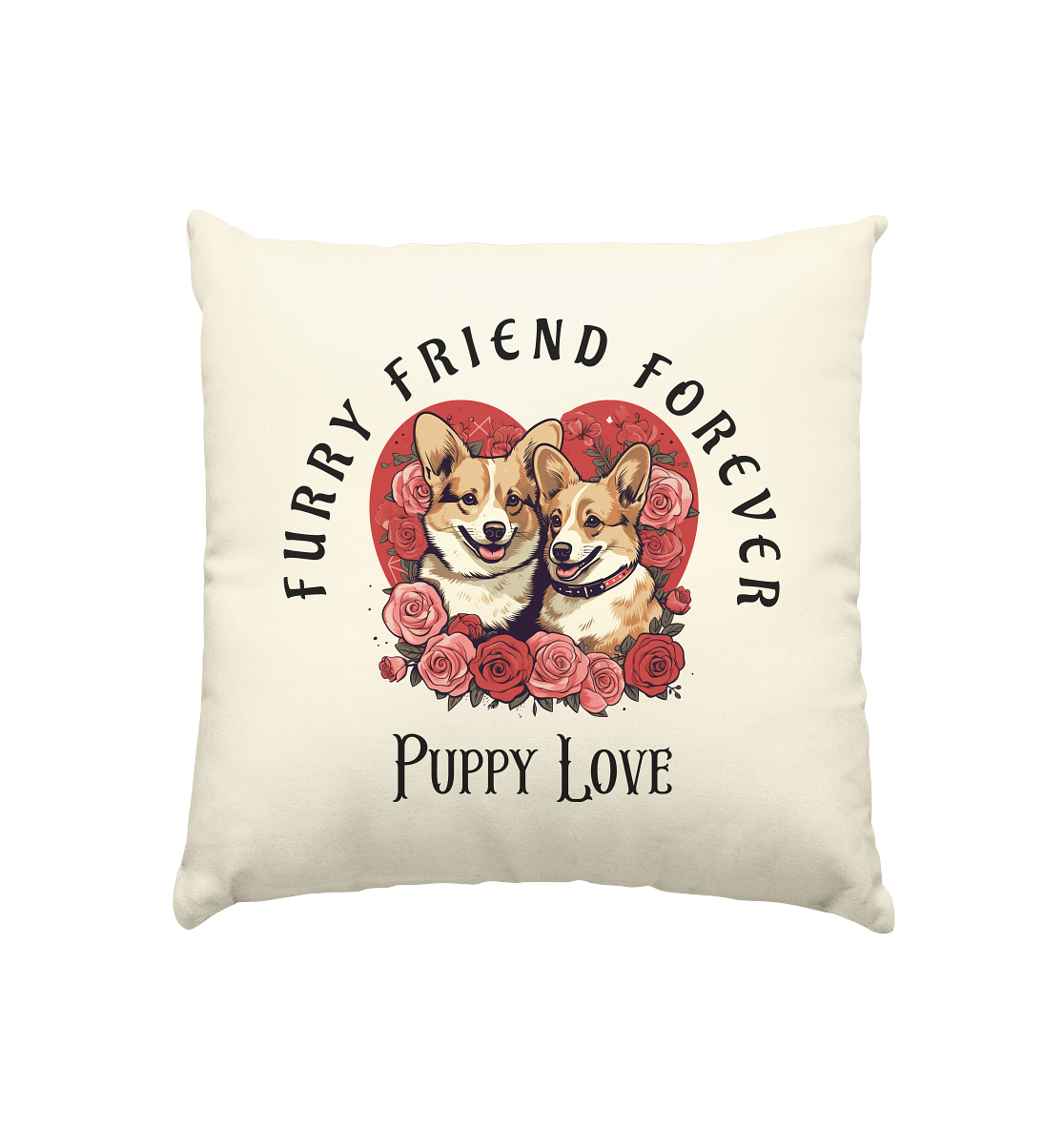 Premium Pfotenpoesie Kissen Puppy Love
