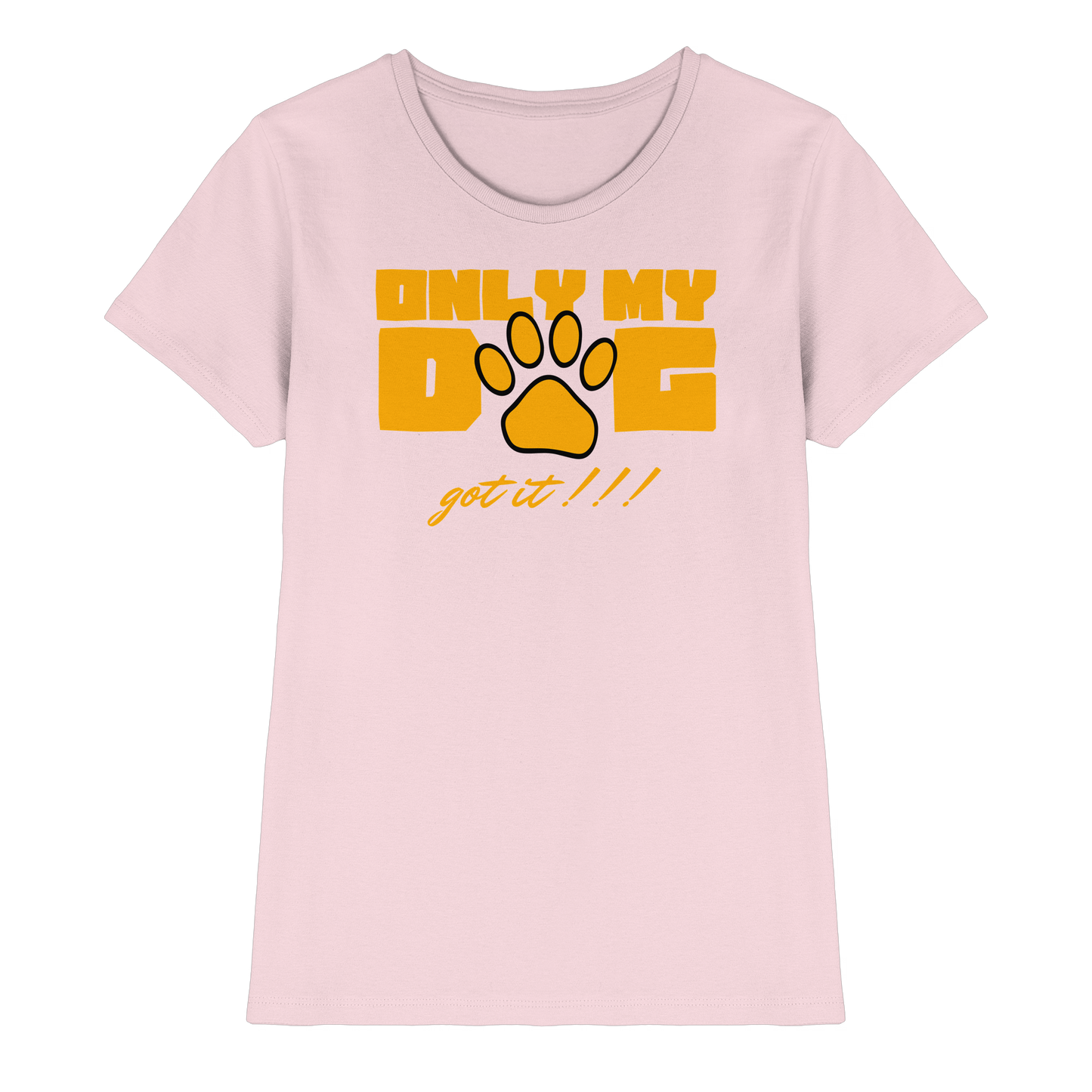 Premium Pfotenpoesie Shirt Only my dog