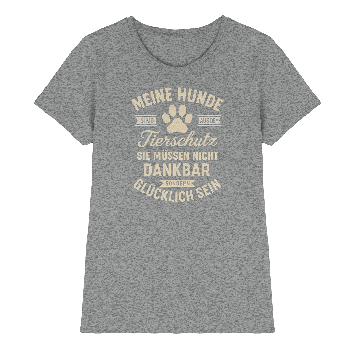 Premium Pfotenpoesie Shirt Tierschutz