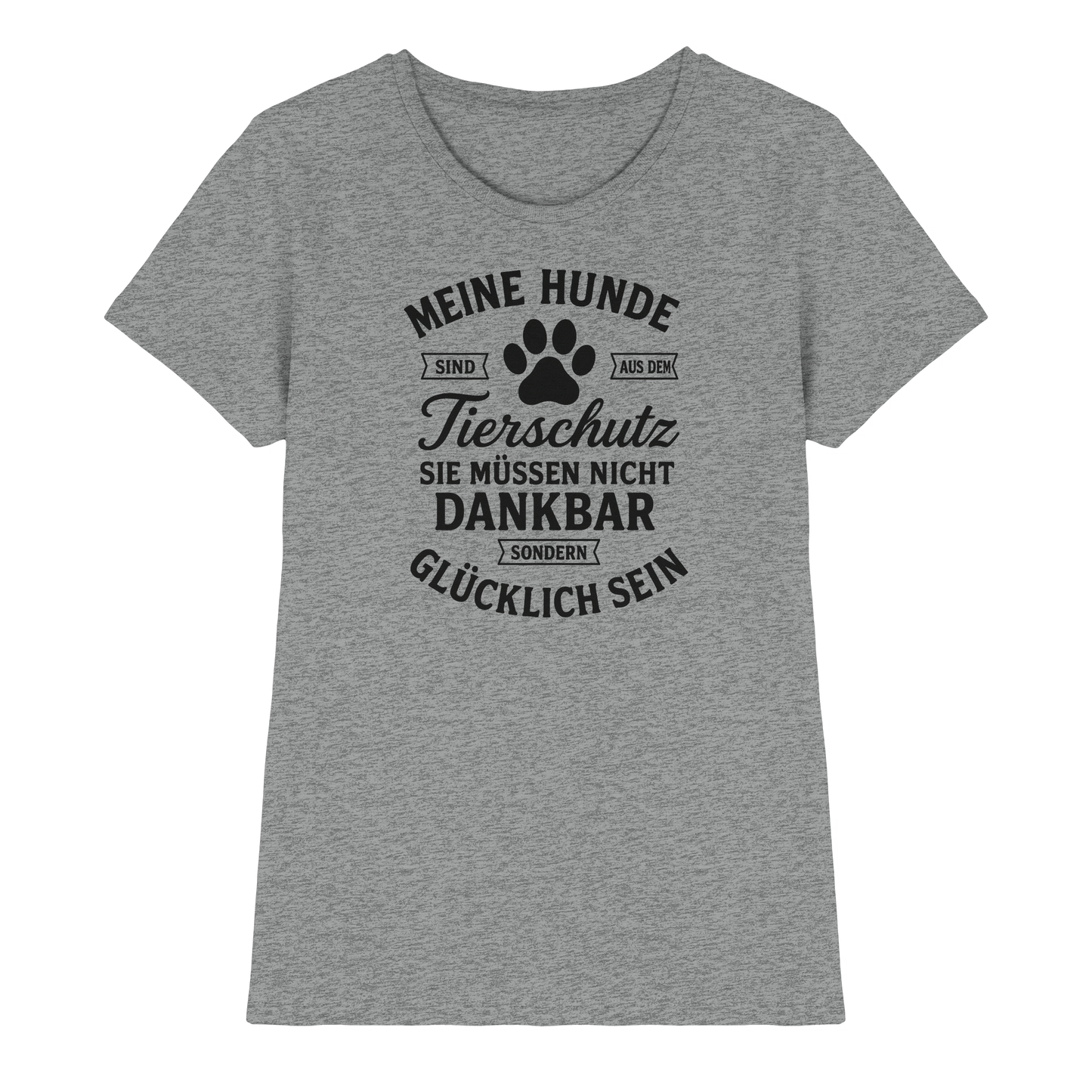 Premium Pfotenpoesie Shirt Tierschutz