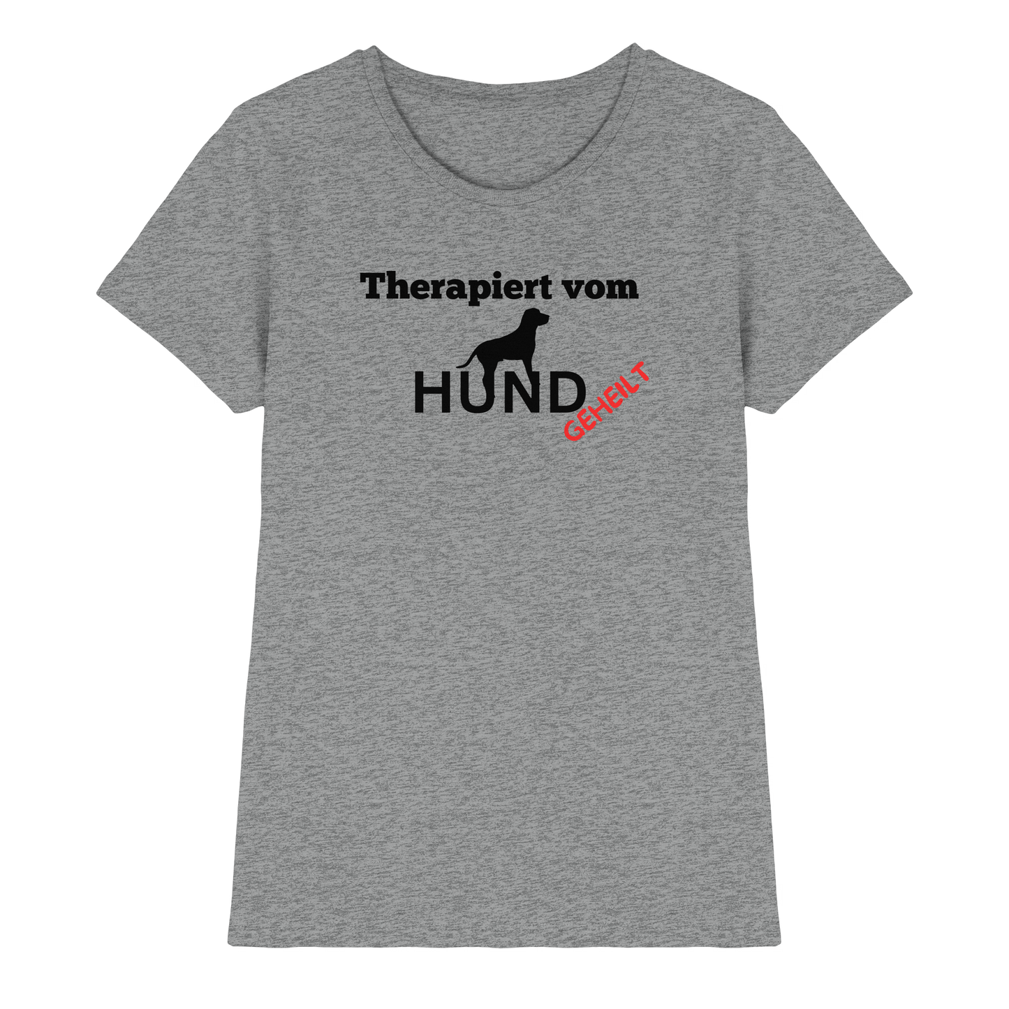Premium Pfotenpoesie Shirt Therapiert vom Hund