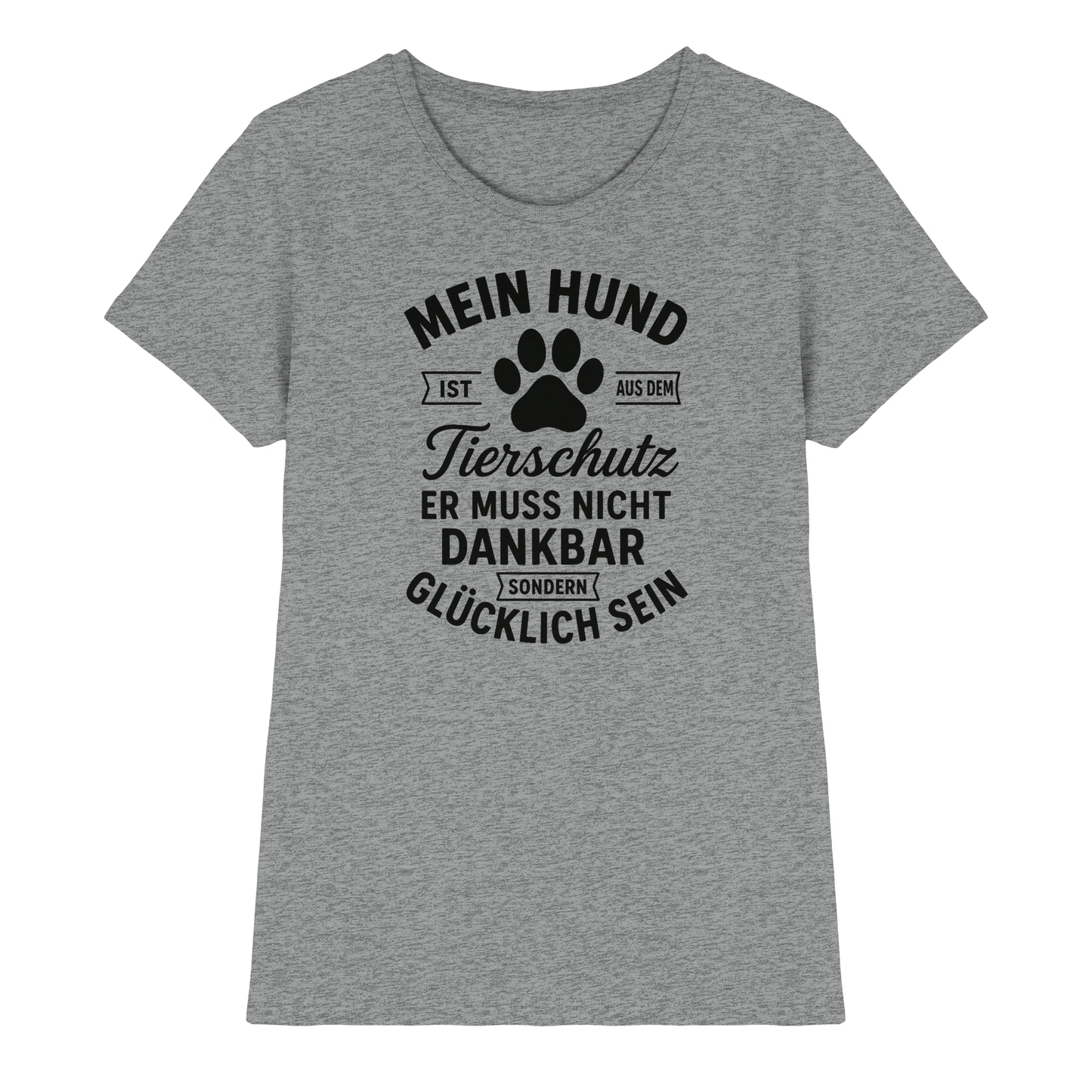 Premium Pfotenpoesie Shirt Tierschutz