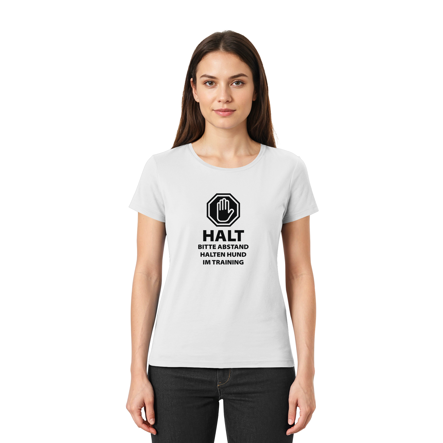 Premium Pfotenpoesie Shirt Halt