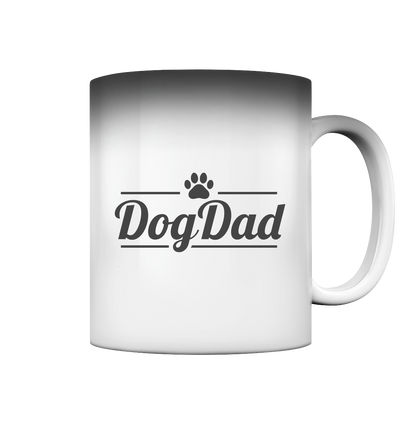 Dog Dad Premium Magic Tasse Pfotenpoesie