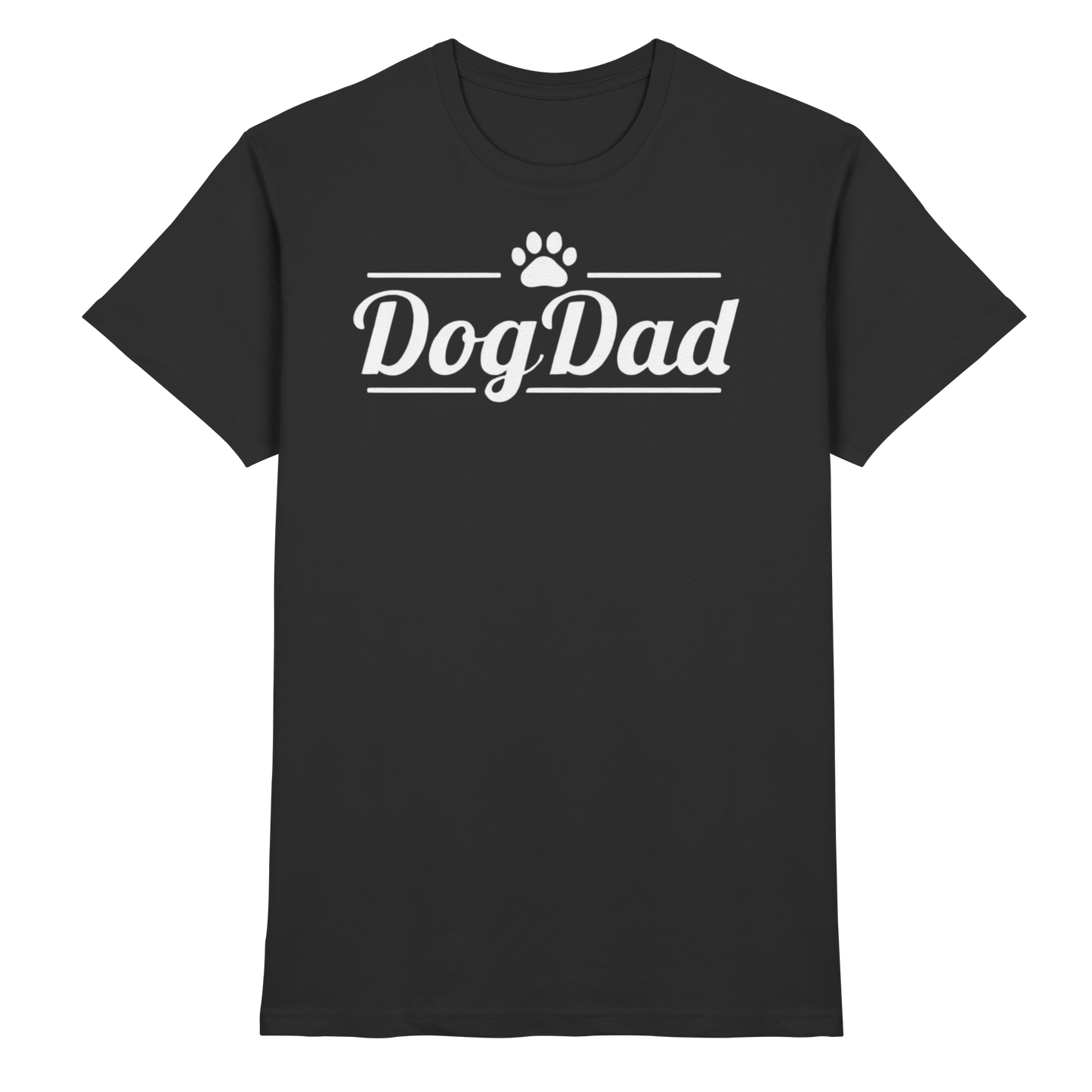 Premium Pfotenpoesie T-Shirt Dog Dad