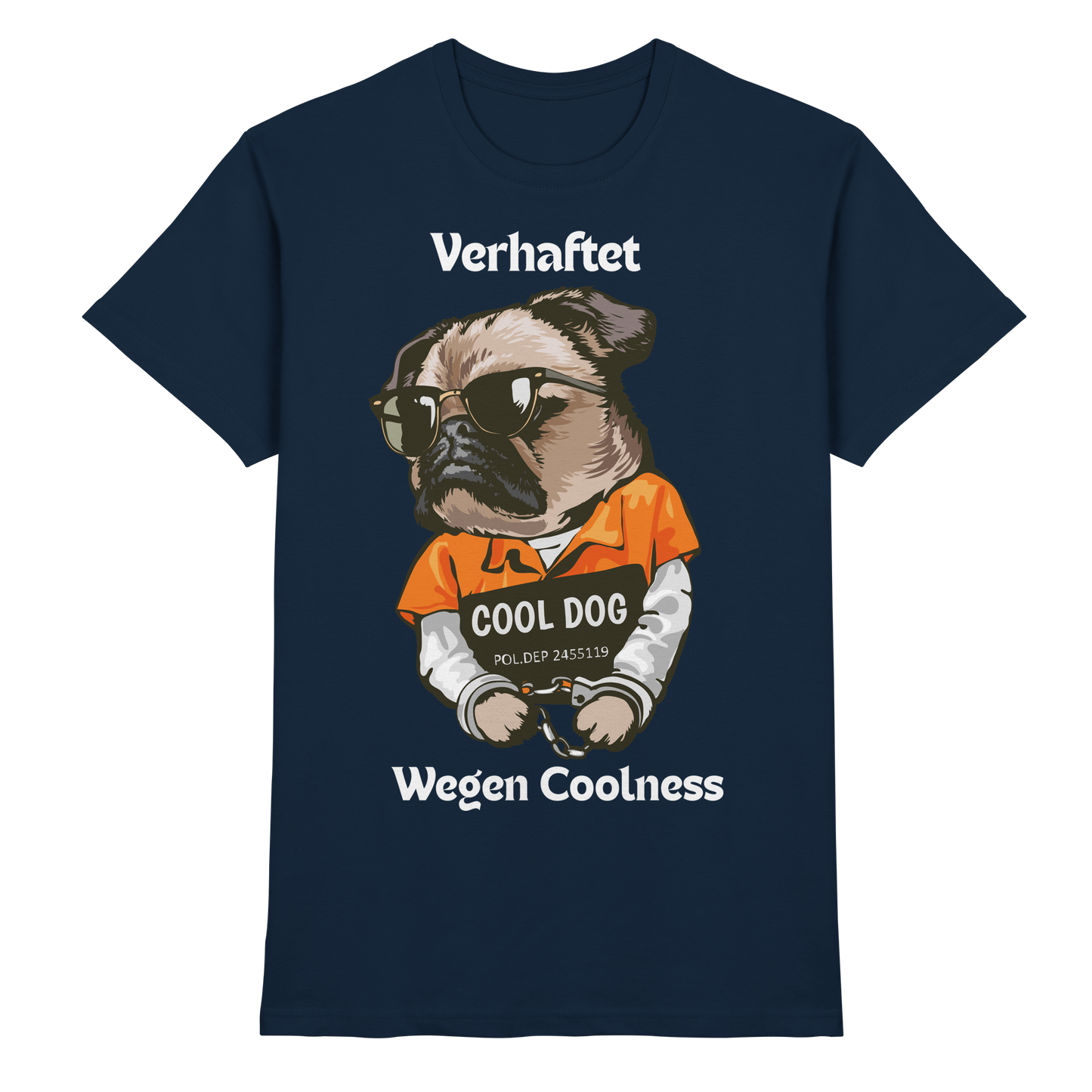 Premium Pfotenpoesie T-Shirt Verhaftet