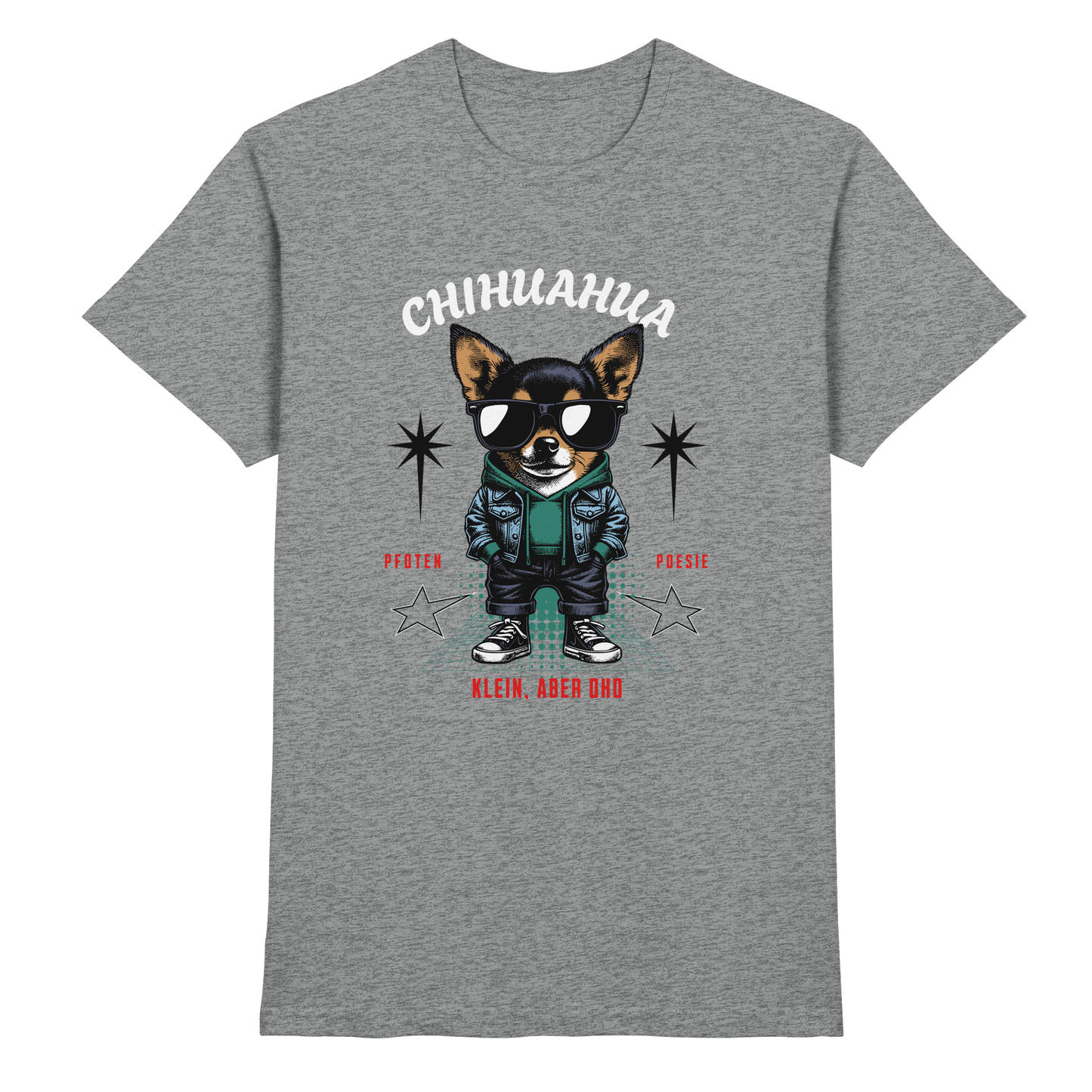 Premium Pfotenpoesie T-Shirt CHIHUAHUA