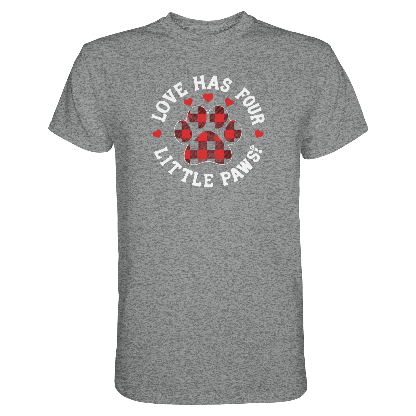 Love Has Four Little Paws Premium Unisex Shirt Pfotenpoesie