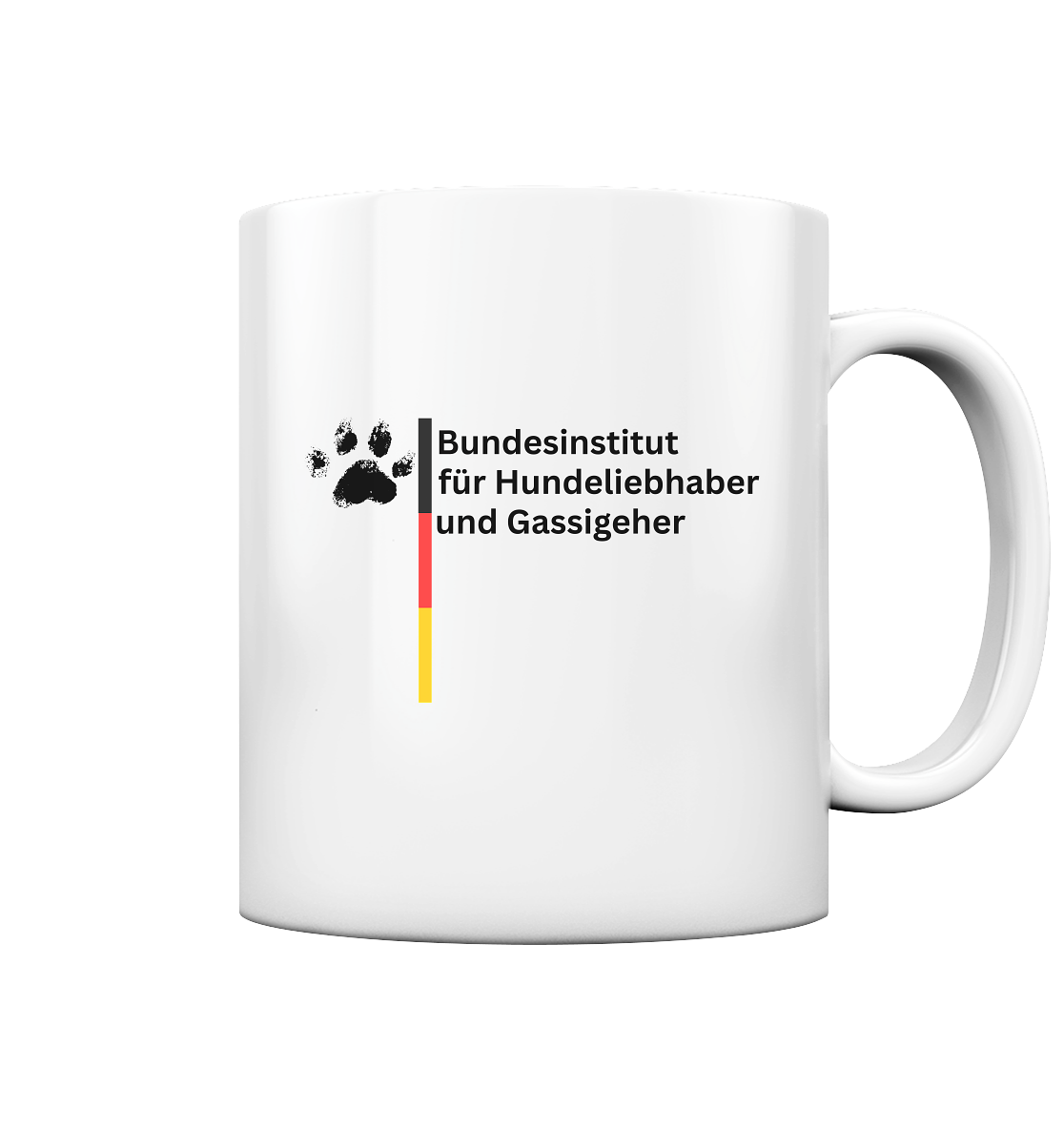 Premium Pfotenpoesie Tasse Bundesinstitut