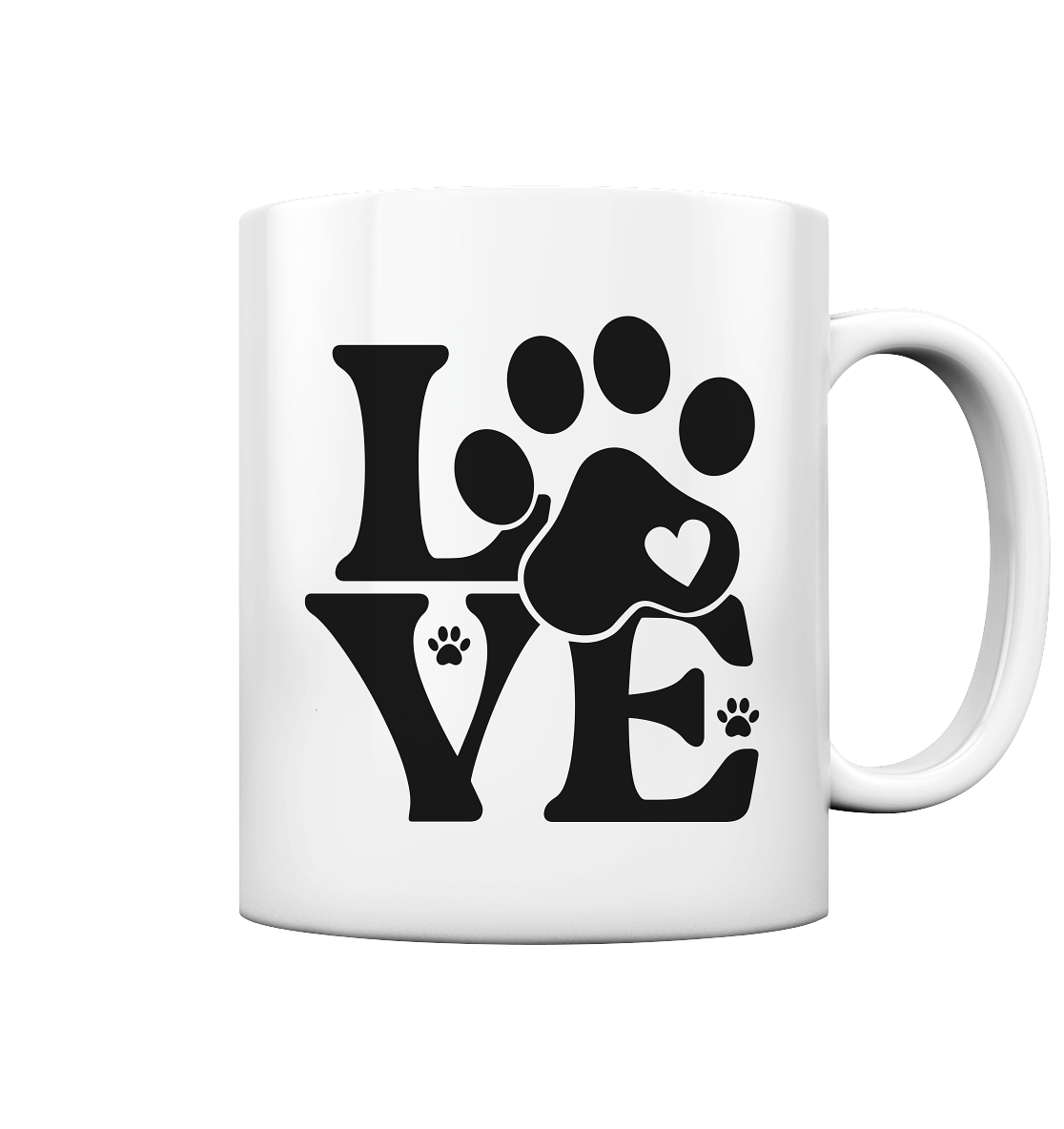 Premium Pfotenpoesie Tasse Love