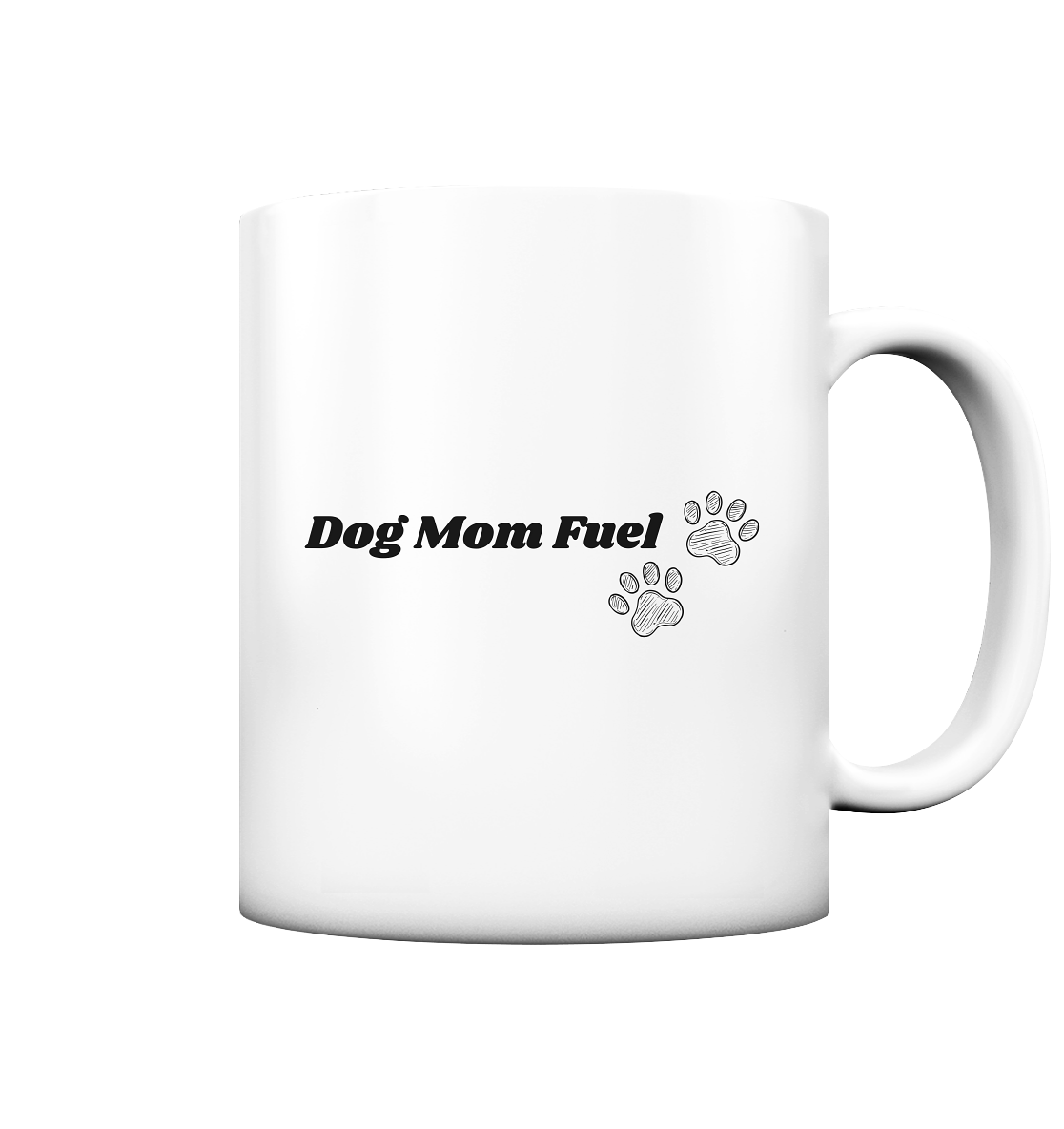Premium Pfotenpoesie Tasse Dog Mom Fuel