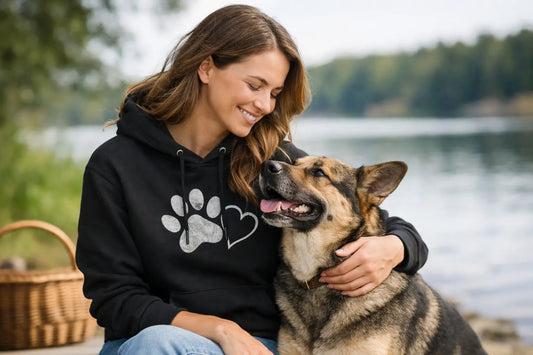 Dog Mom Hoodie Deutsch für echte Hundefrauen