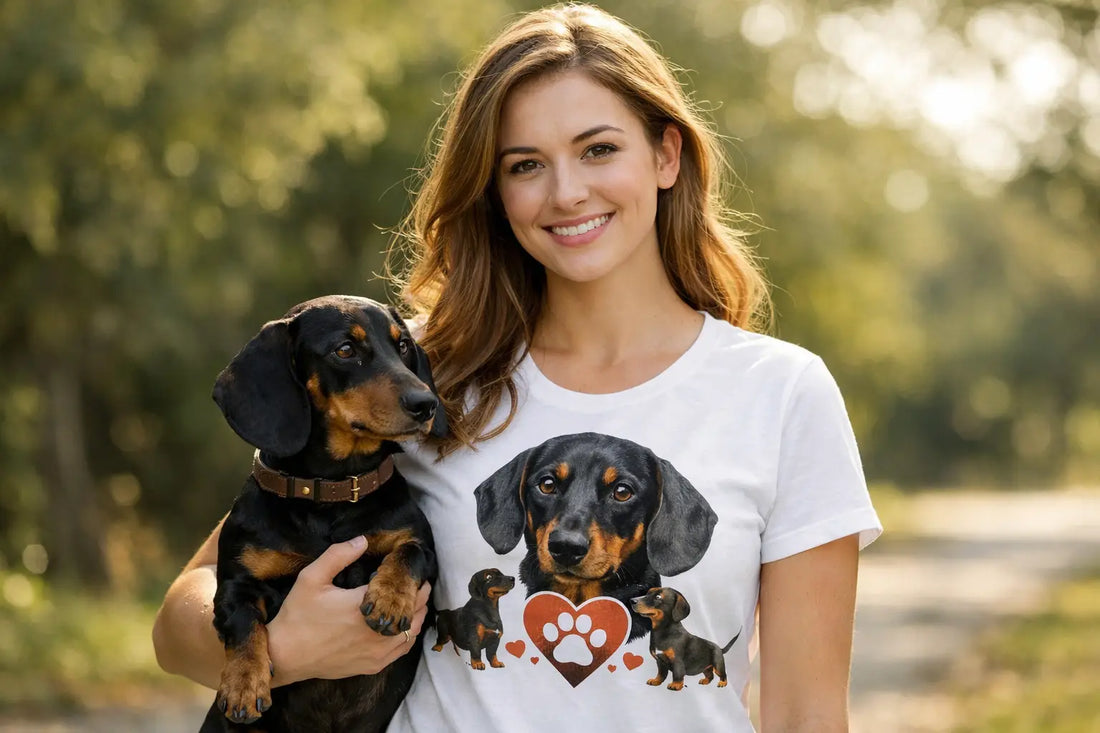 Dackel T-Shirt Damen für echte Dackel-Liebe
