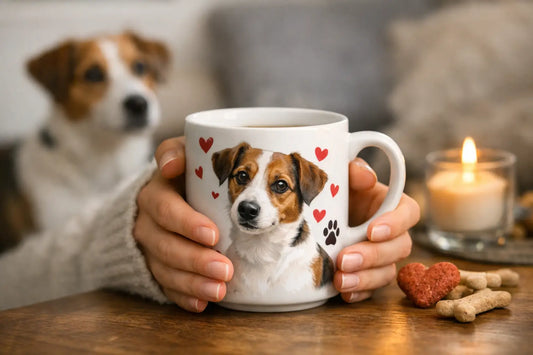 Tasse für Hundeliebhaber, die Herzen wärmt
