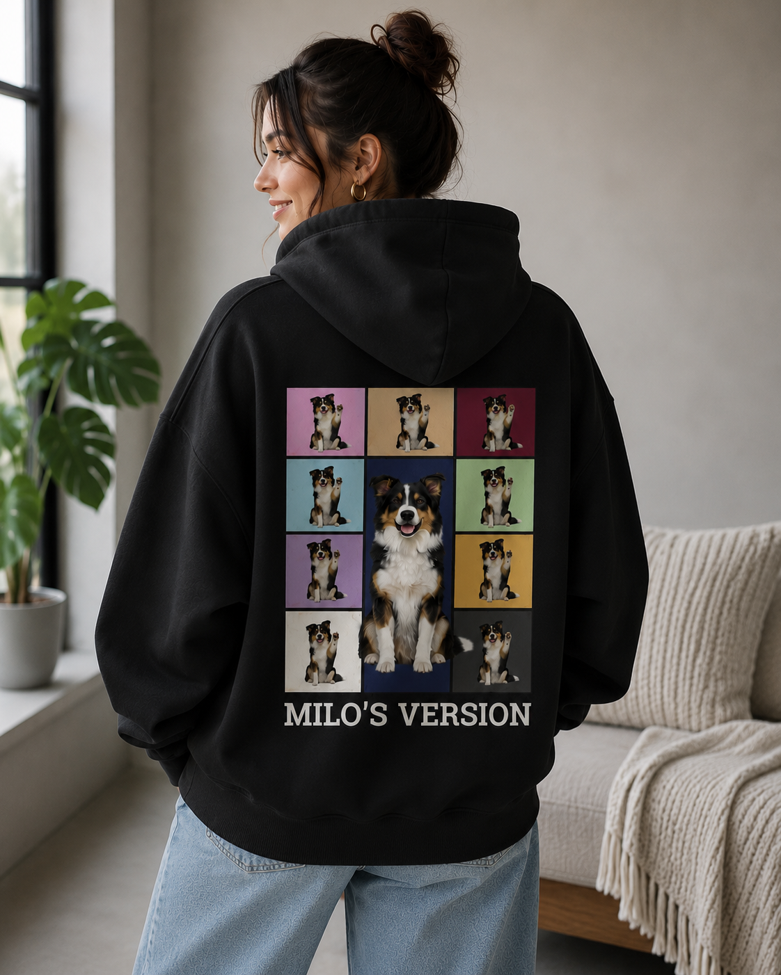 Unisex Hoodie Mit Tier Foto
