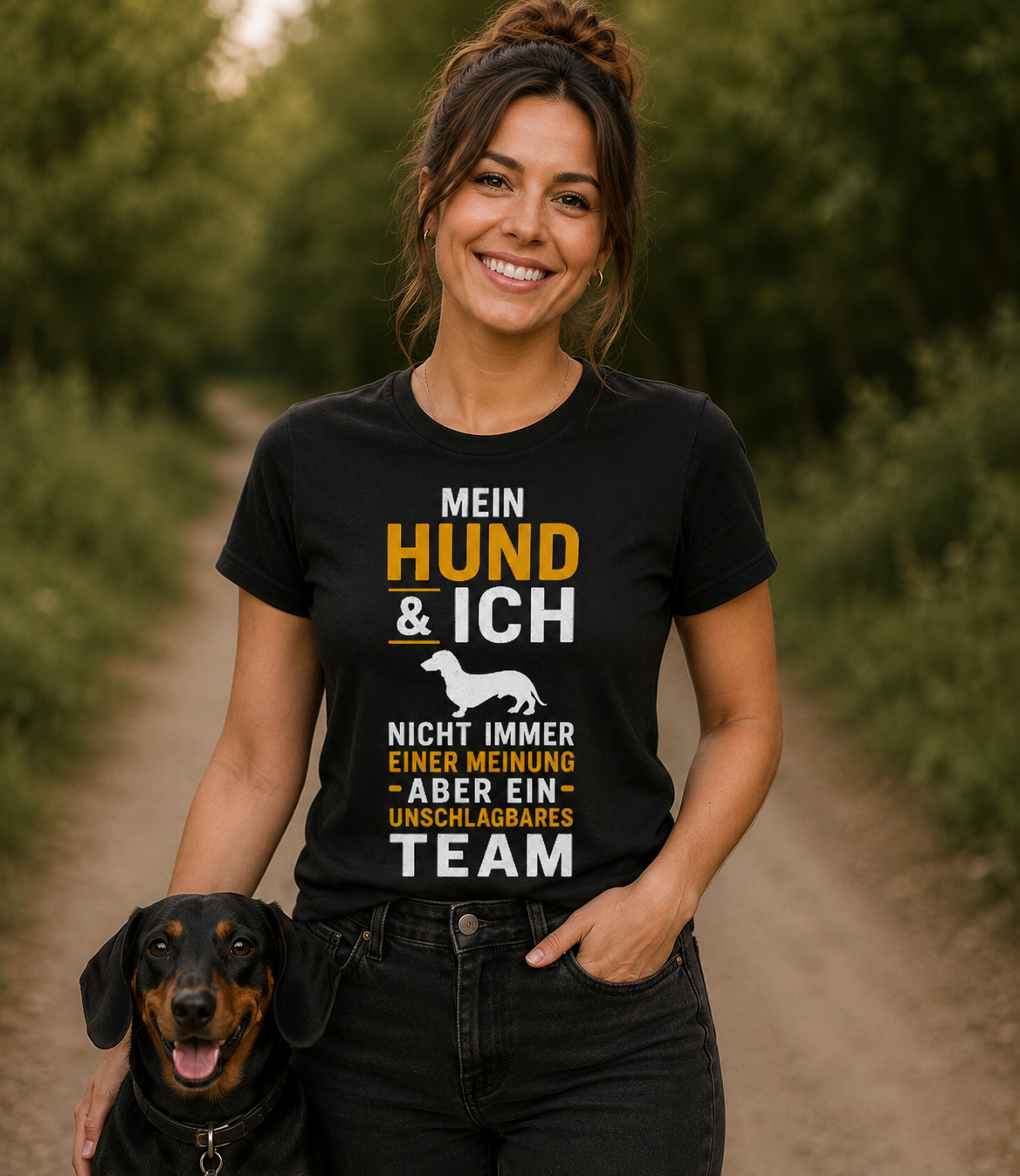 Mein Hund Und IchUnisex Shirt