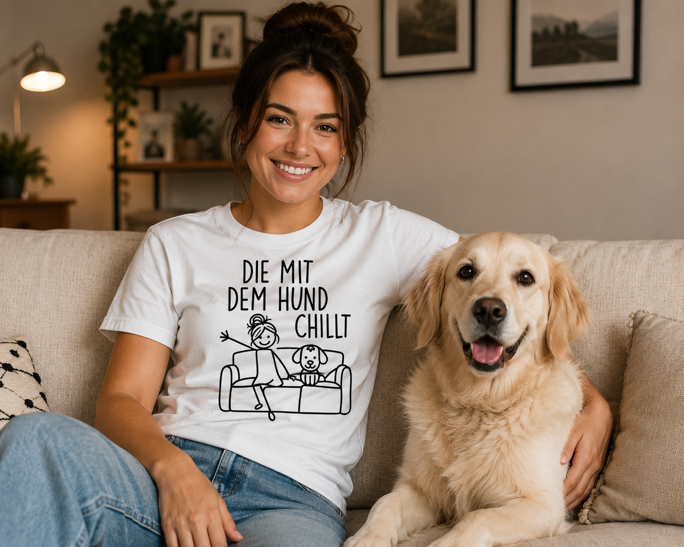 Der/ie Mit Dem Hund ChilltShirt