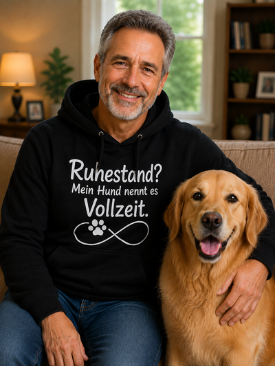 Mein Hund nennt es Vollzeit Unisex Hoodie