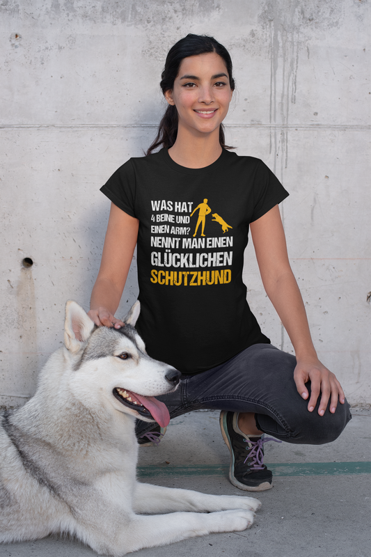 Premium Pfotenpoesie Shirt Nennt Man Schutzhund