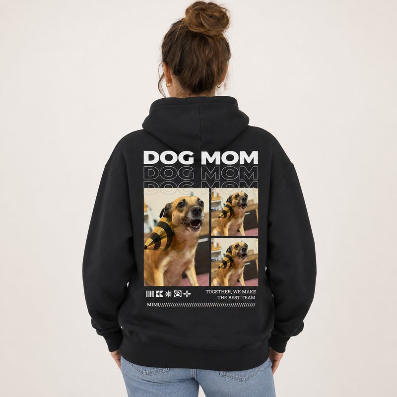 Personalisiertes Hoodie mit deinem Hundefoto