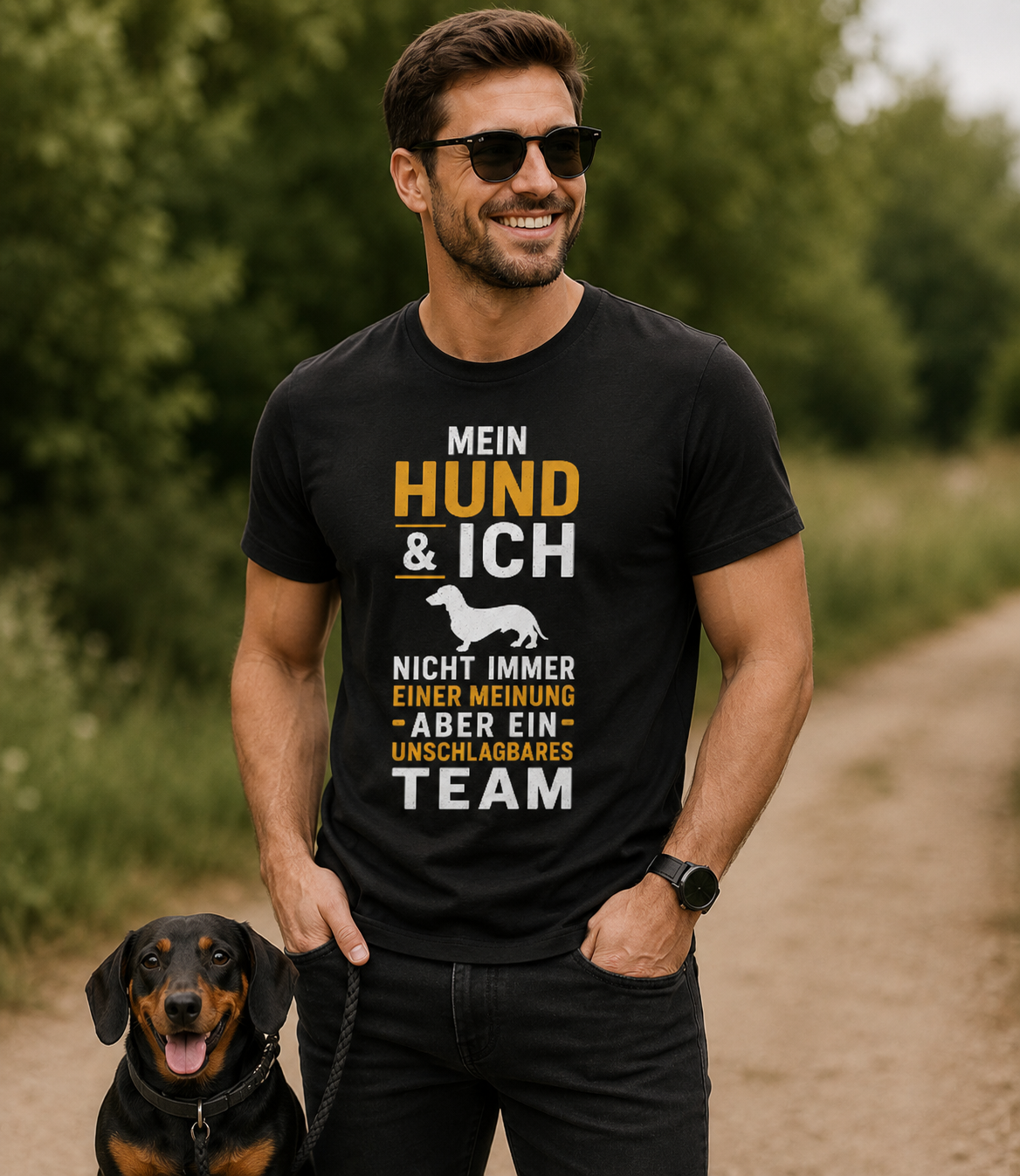 Mein Hund Und IchUnisex Shirt
