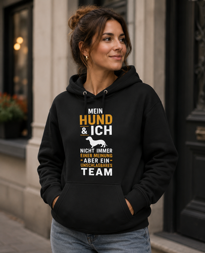 Mein Hund Und Ich Unisex Hoodie
