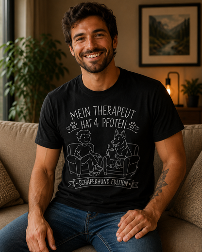 Mein Therapeut Schäferhund Edition Unisex Shirt