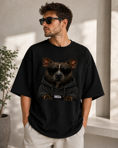 Personalisiertes Oversized-Shirt Mit Foto