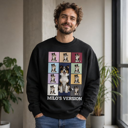 Unisex Sweatshirt Mit Tier Foto