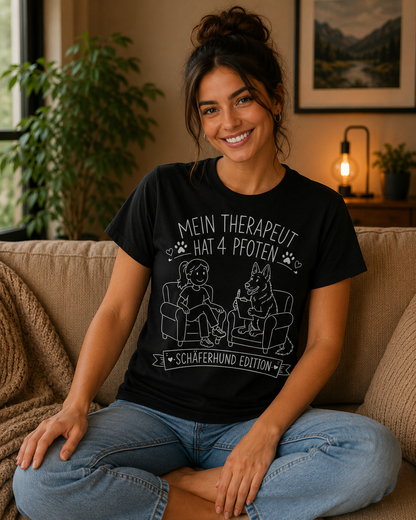 Mein Therapeut Schäferhund Edition Unisex Shirt