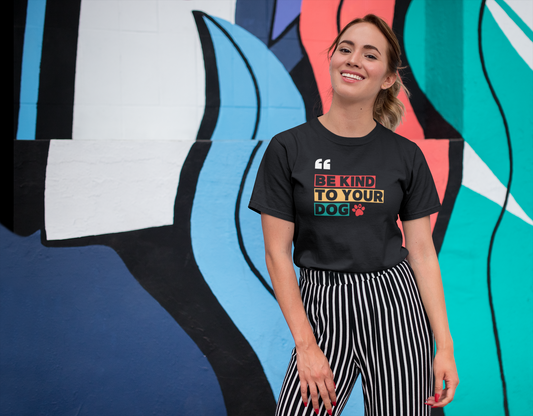 Premium Pfotenpoesie Shirt BE KIND TO YOUR DOG