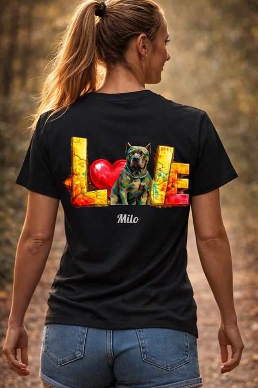 Personalisierbares Unisex Shirt LOVE