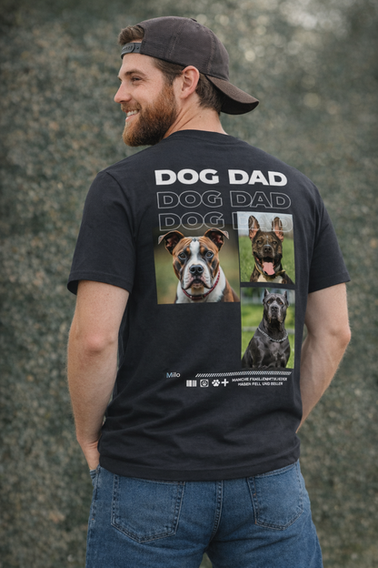 Personalisierbarer Herren Shirt Mit  Hunde Foto