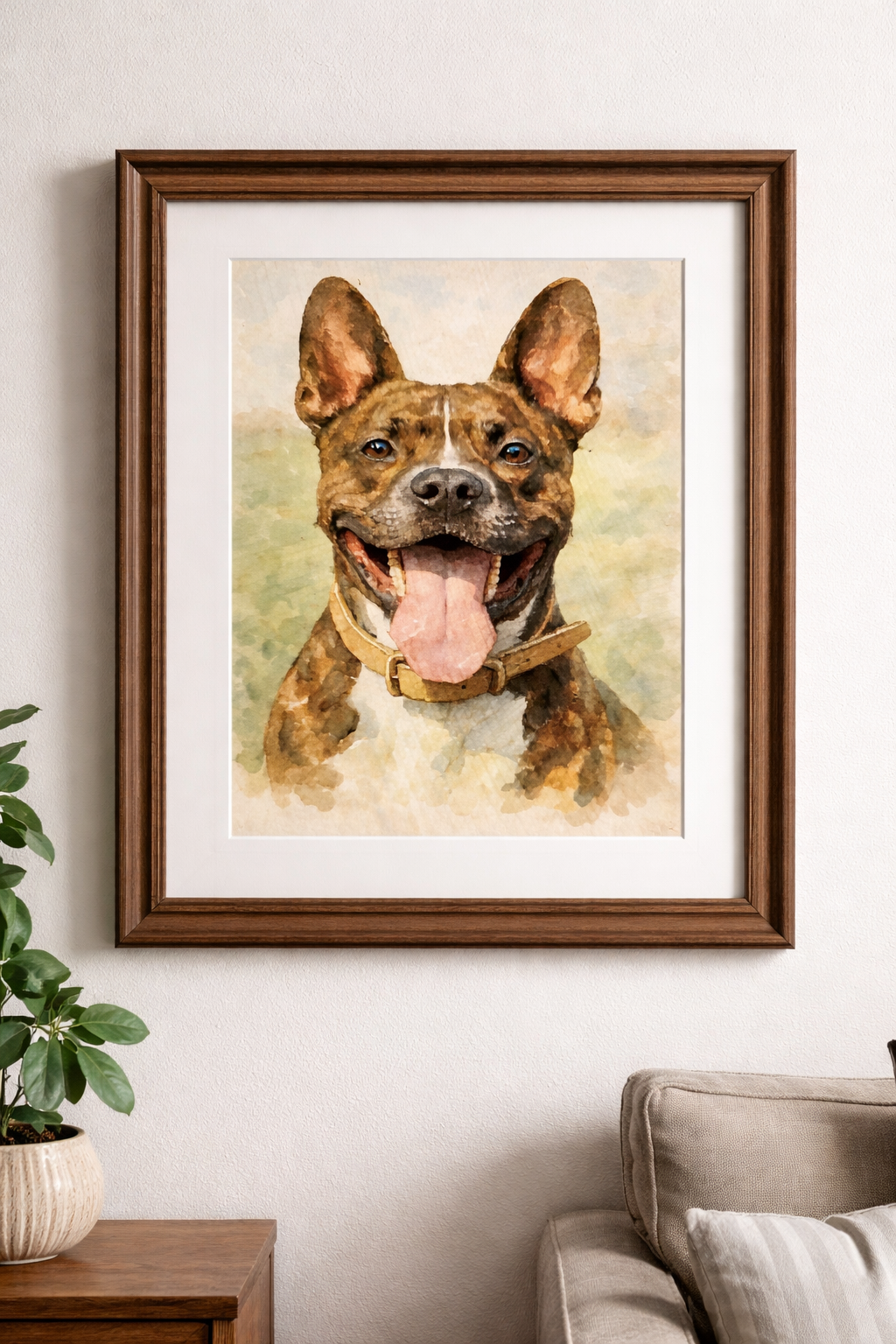 Personalisierbarer Premium Wand Poster Pfotenpoesie