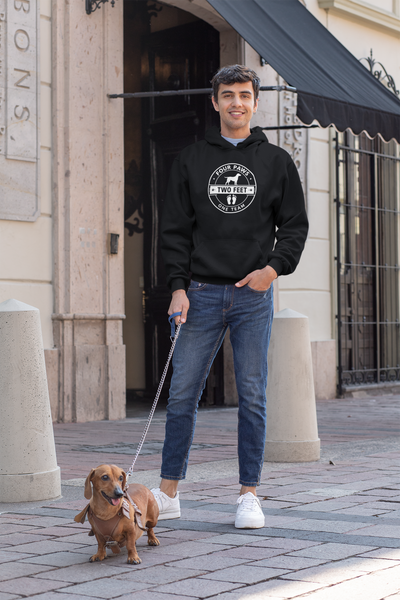 Four Paws Two Feet Premium Herren Hoodie