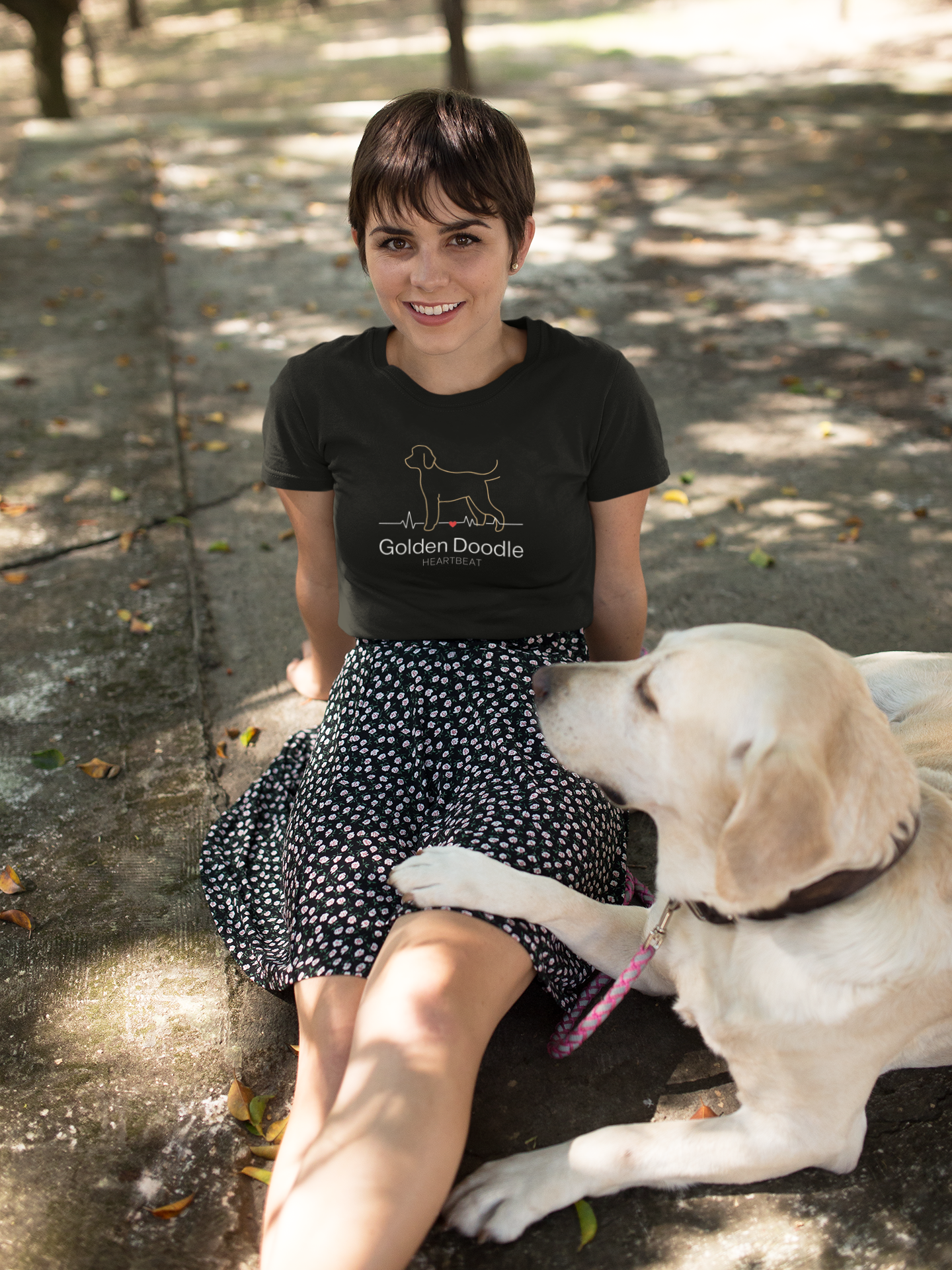 Premium Pfotenpoesie Shirt  Golden Doodle