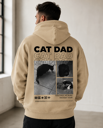 Unisex Hoodie mit Katzen Foto