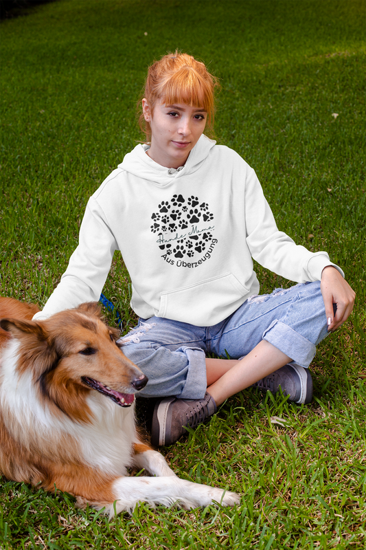 Premium Pfotenpoesie Hoodie Hunde Mama