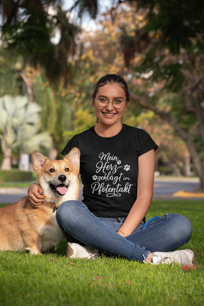 Mein Herz Schlägt im Pfotentakt Premium Damen Shirt