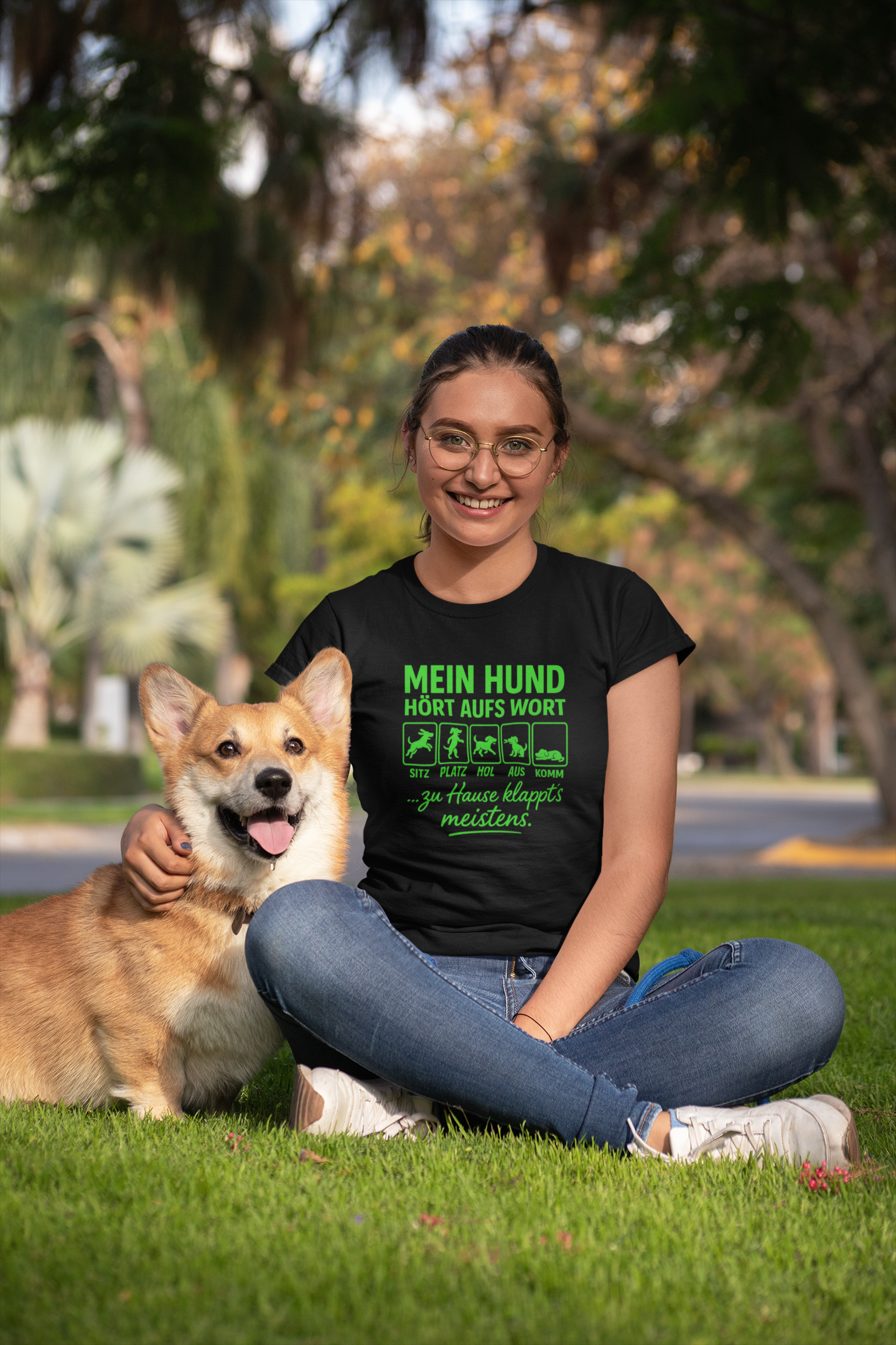 Mein Hund Hört Aufs Wort Premium Unisex Shirt