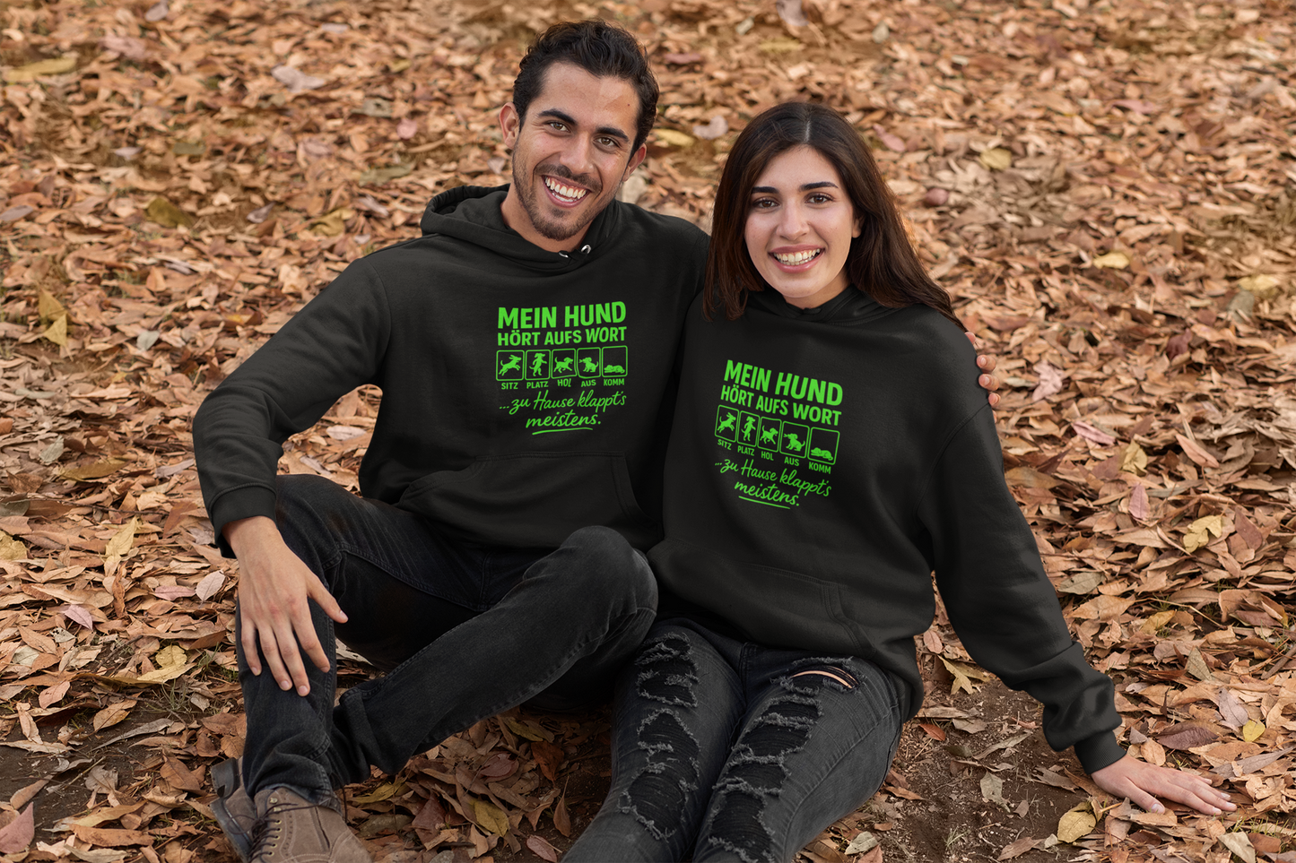 Mein Hund Hört Aufs Wort Premium Unisex Hoodie