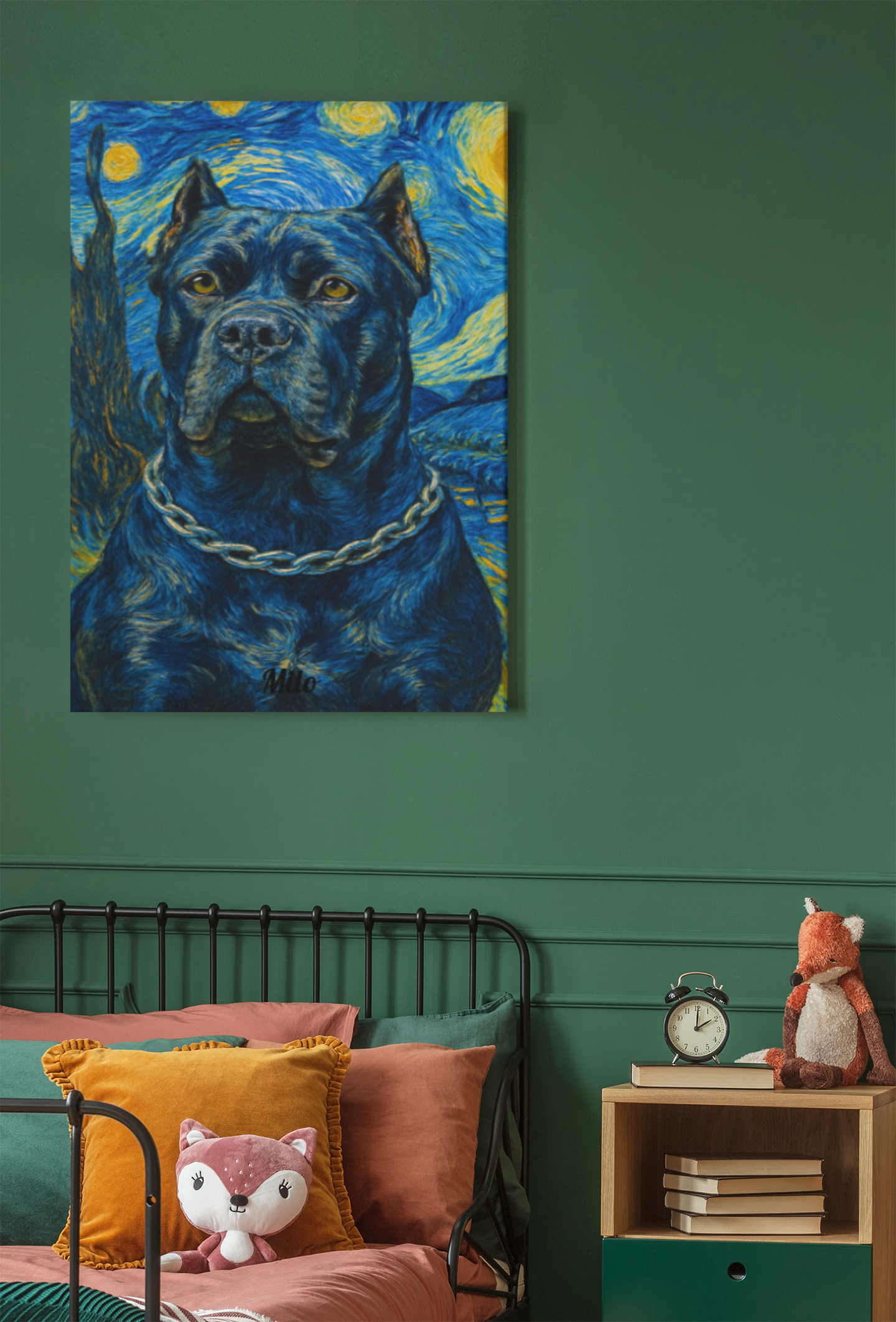 Van Gogh Premium Wand Poster Pfotenpoesie