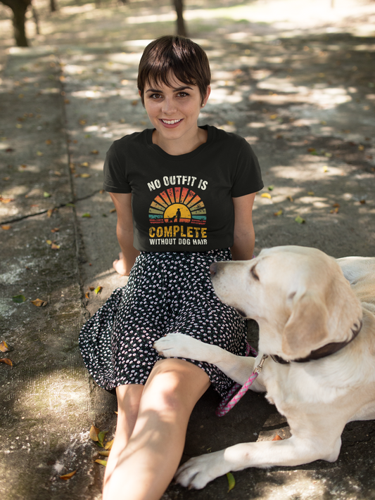 No Outfit Is Complete Without Dog Hair Premium Unisex Shirt Pfotenpoesie