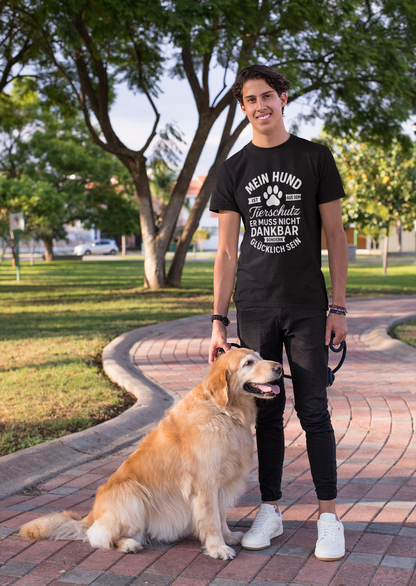 Mein Hund ist aus dem Tierschutz Premium Unisex Shirt
