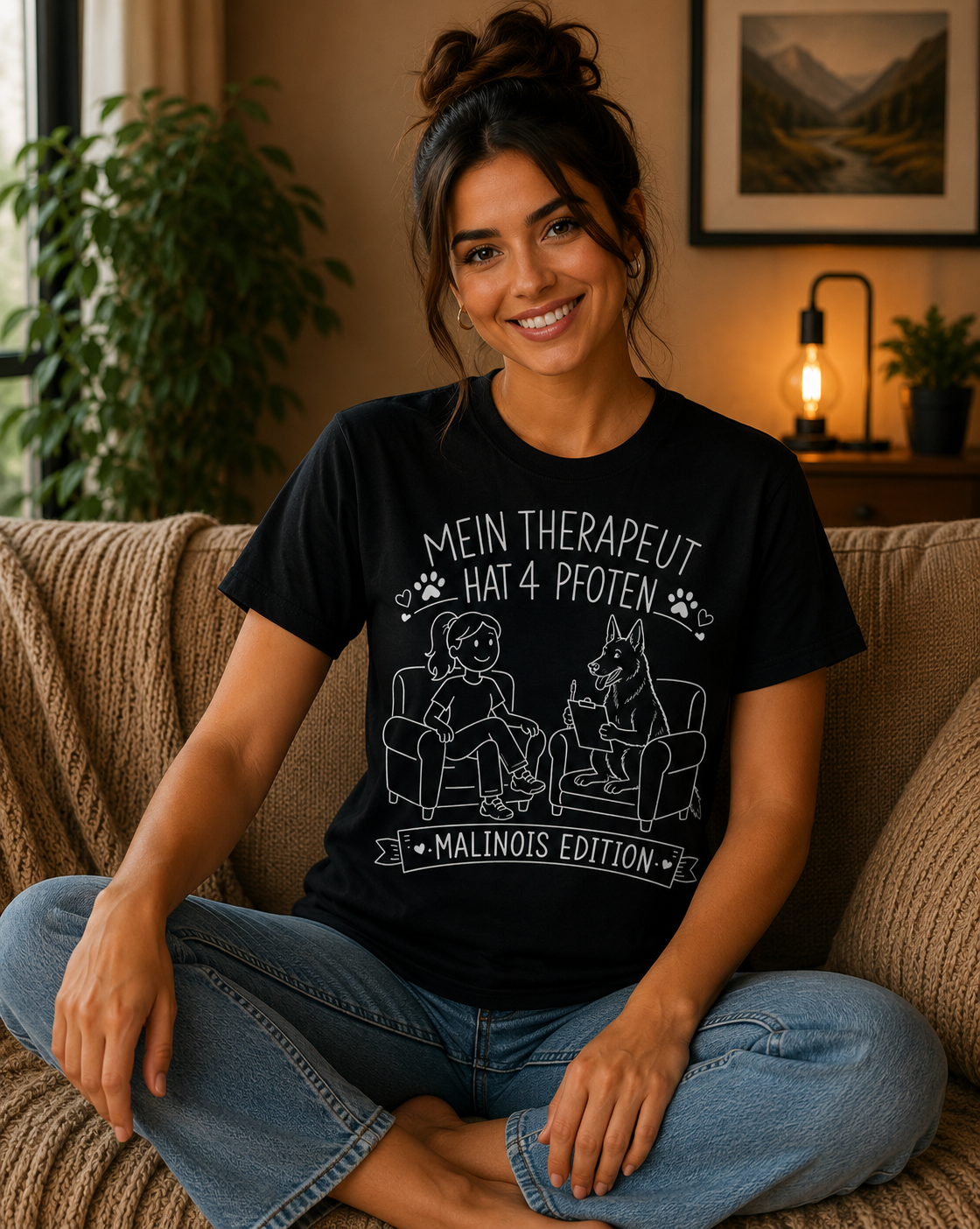 Mein Therapeut Malinois Edition Unisex Shirt